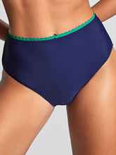 Panache Sofia High Waist Bikini Bottom Ric Rac Navy